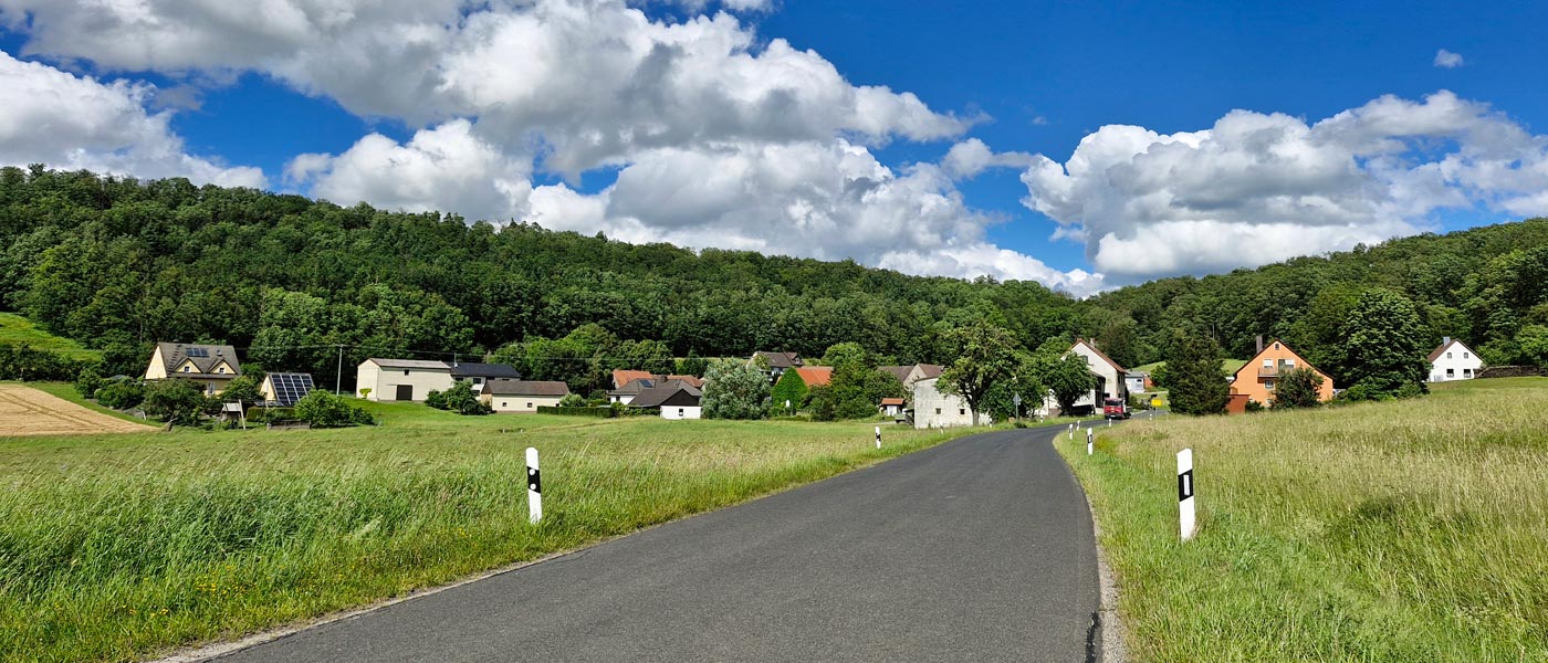 Blick auf Zeisenbronn