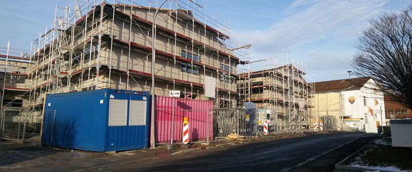 Baustelle Gymnasium Scheinfeld