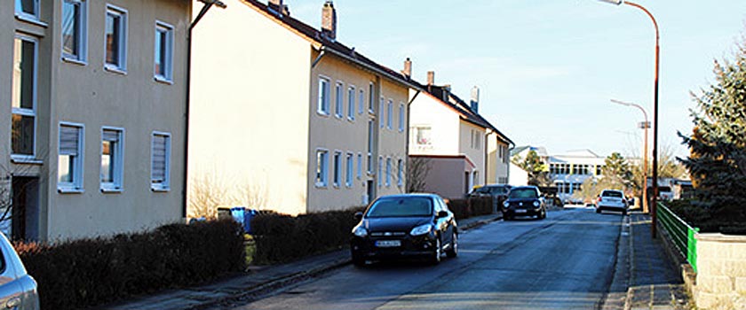 Blick auf die Straße