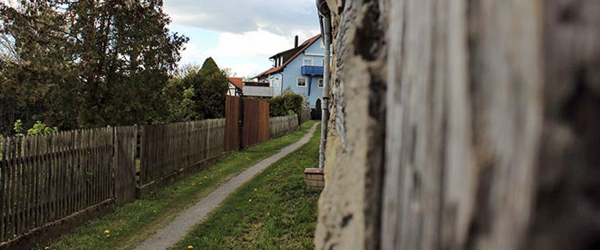 Blick auf die Straße