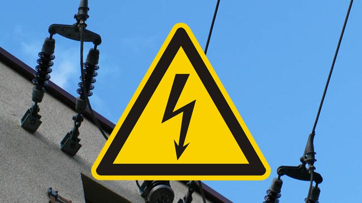 Hinweis Stromabschaltung